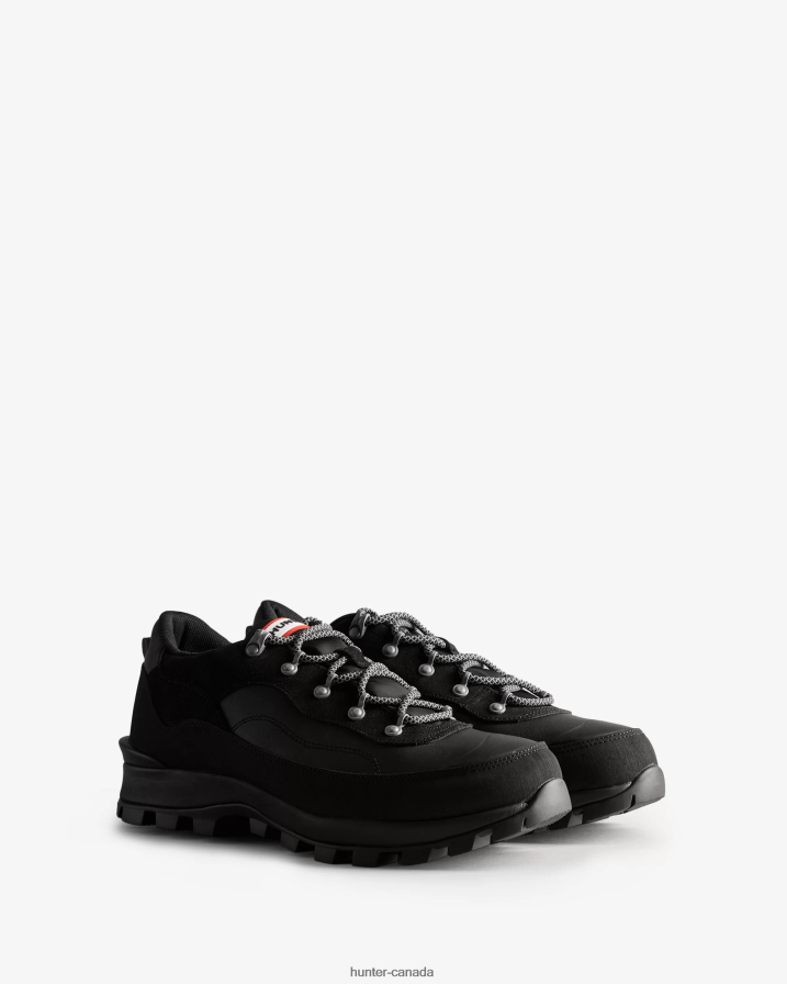 208Z2Z582 Hunter Canada - Hunter Men Explorer Insulated Leather Shoes Black