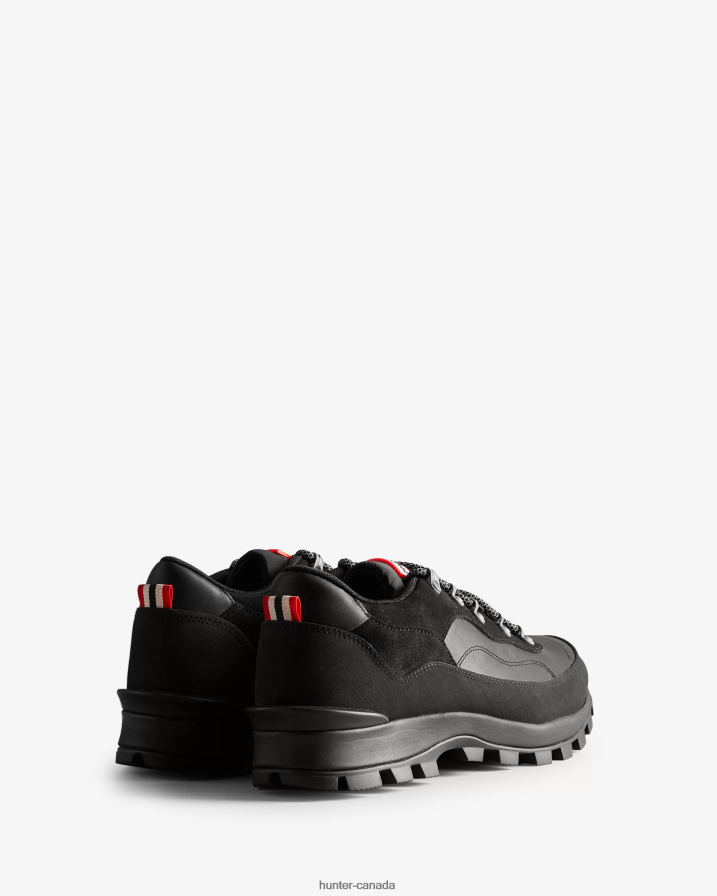 208Z2Z582 Hunter Canada - Hunter Men Explorer Insulated Leather Shoes Black