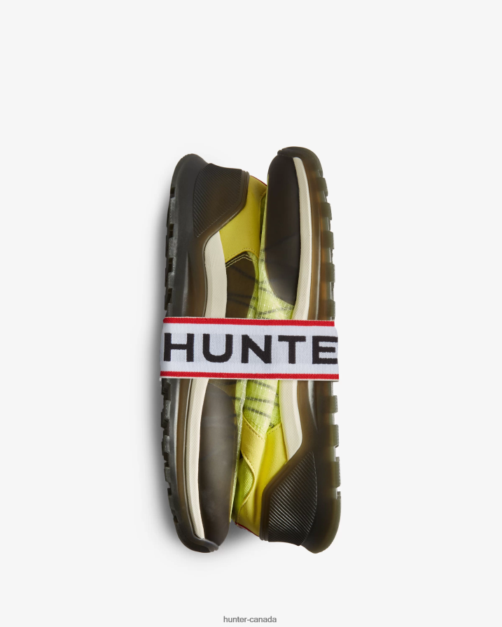 208Z2Z585 Hunter Boots - Hunter Men Travel Sneaker Zesty Yellow/Shaded White/Black