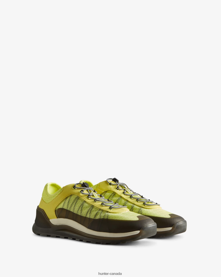 208Z2Z585 Hunter Boots - Hunter Men Travel Sneaker Zesty Yellow/Shaded White/Black