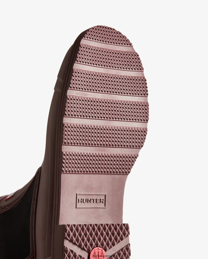 208Z2Z595 Hunter Boots Sale - Hunter Men Commando Chelsea Boots Ruskea Brown