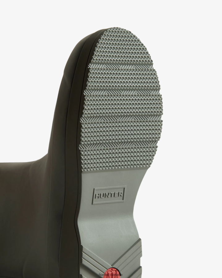 208Z2Z597 Hunter Boots - Hunter Men Play Vegan Shearling Insulated Mid-Height Rain Boots Urban Grey