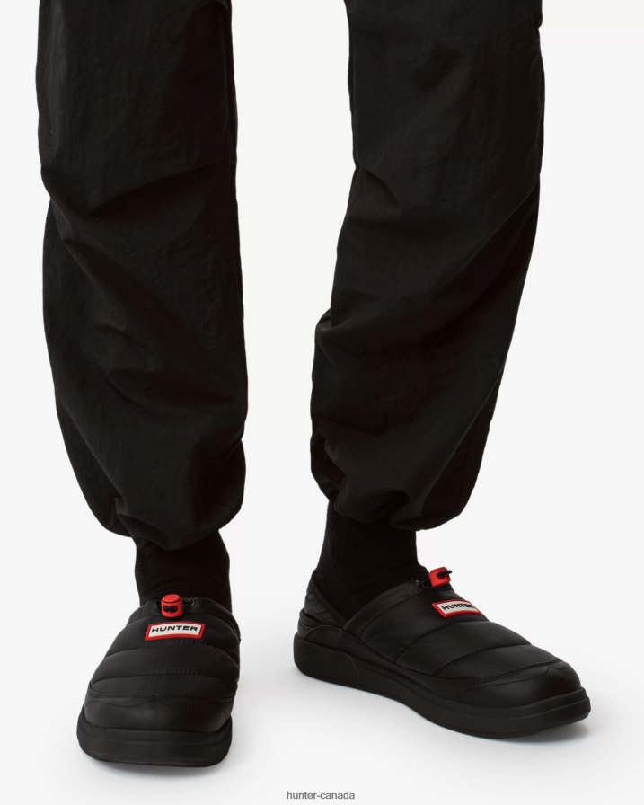 208Z2Z598 Hunter Canada - Hunter Men In/Out Insulated Slipper Black