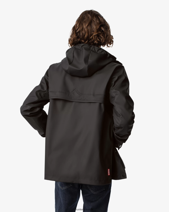 208Z2Z601 Hunter Boots - Hunter Men Lightweight Waterproof Rain Jacket Black