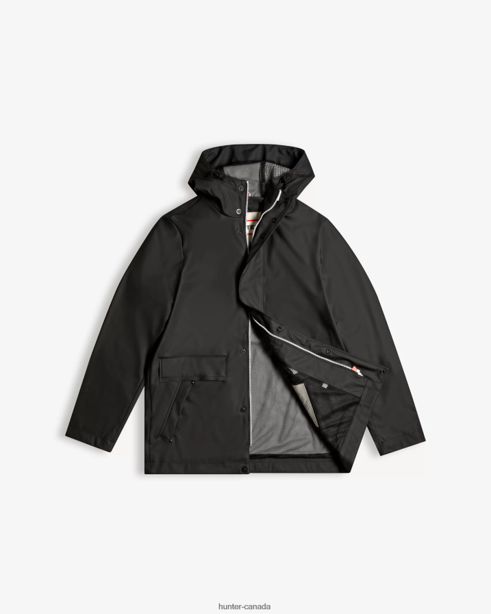 208Z2Z601 Hunter Boots - Hunter Men Lightweight Waterproof Rain Jacket Black