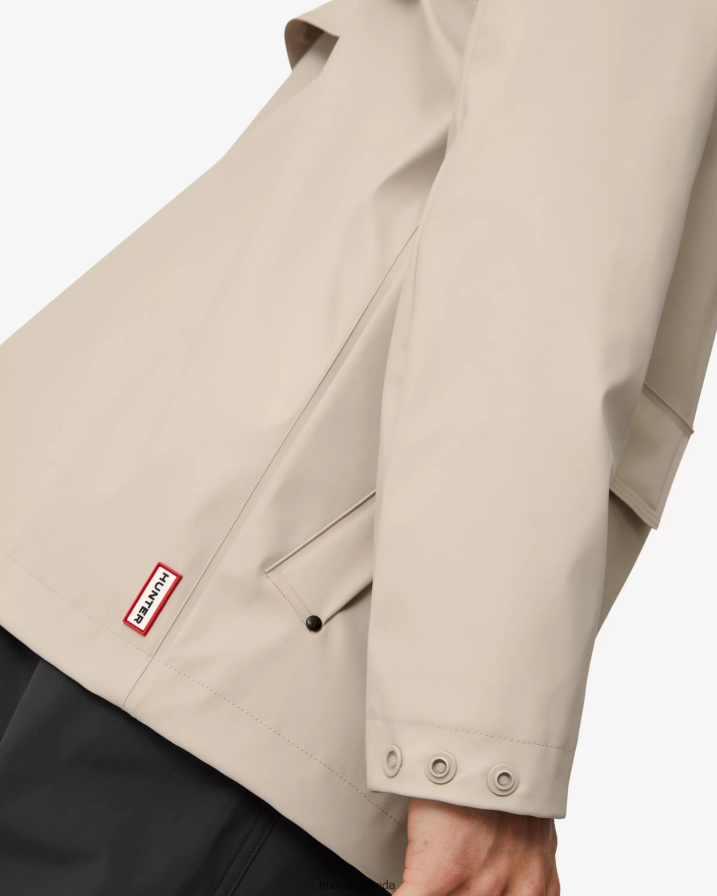 208Z2Z604 Hunter Outlet - Hunter Men Lightweight Waterproof Rain Jacket Skimming Stone