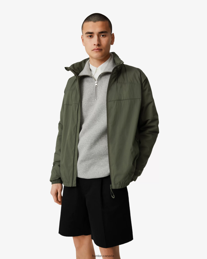 208Z2Z606 Hunter Canada - Hunter Men Travel Recycled Nylon Shell Jacket Lichen Green