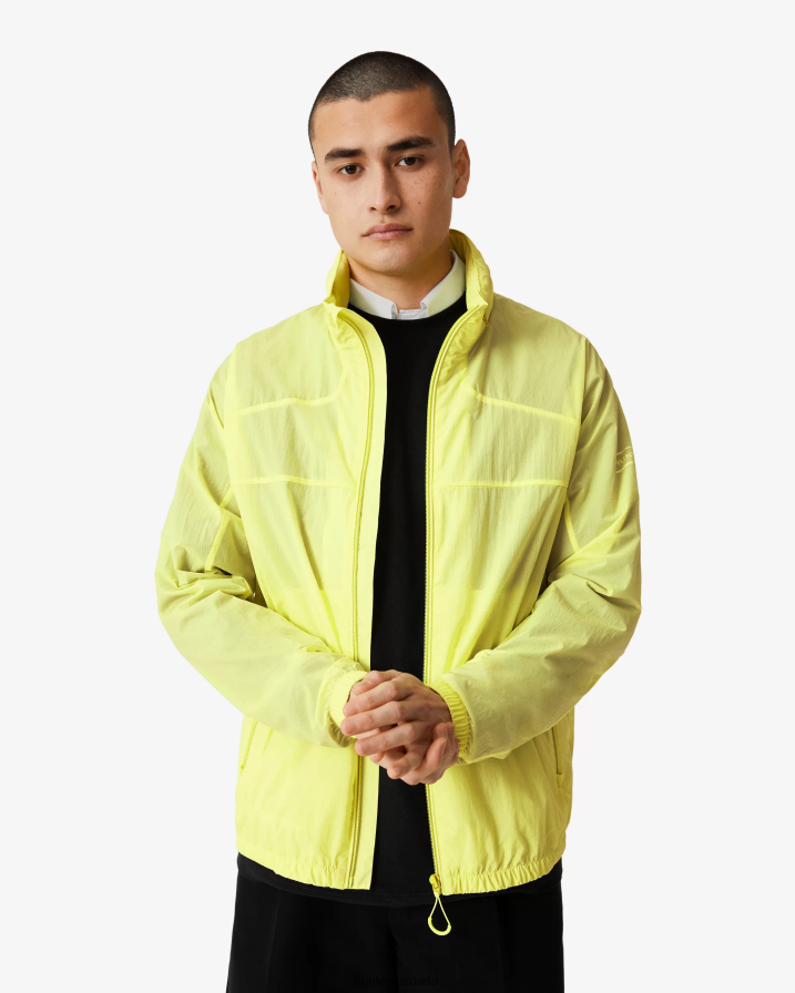 208Z2Z607 Hunter Boots Sale - Hunter Men Travel Recycled Nylon Shell Jacket Zesty Yellow