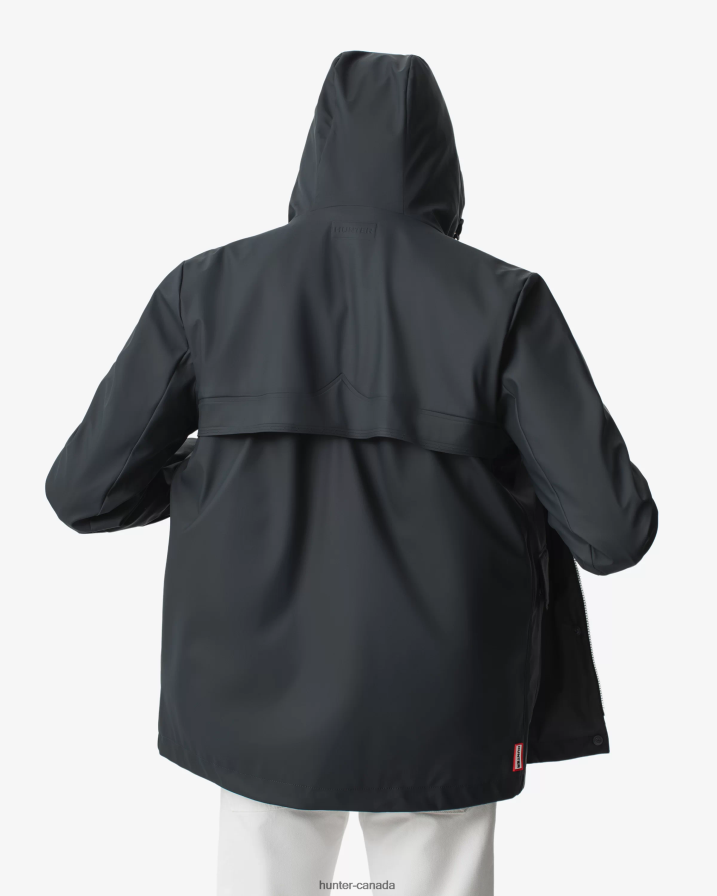 208Z2Z610 Hunter Canada - Hunter Men Lightweight Waterproof Rain Jacket Navy