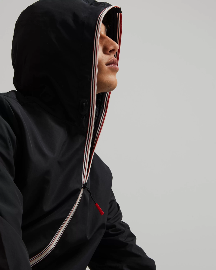 208Z2Z612 Hunter Outlet - Hunter Men Recycled Lightweight Packable Jacket Black