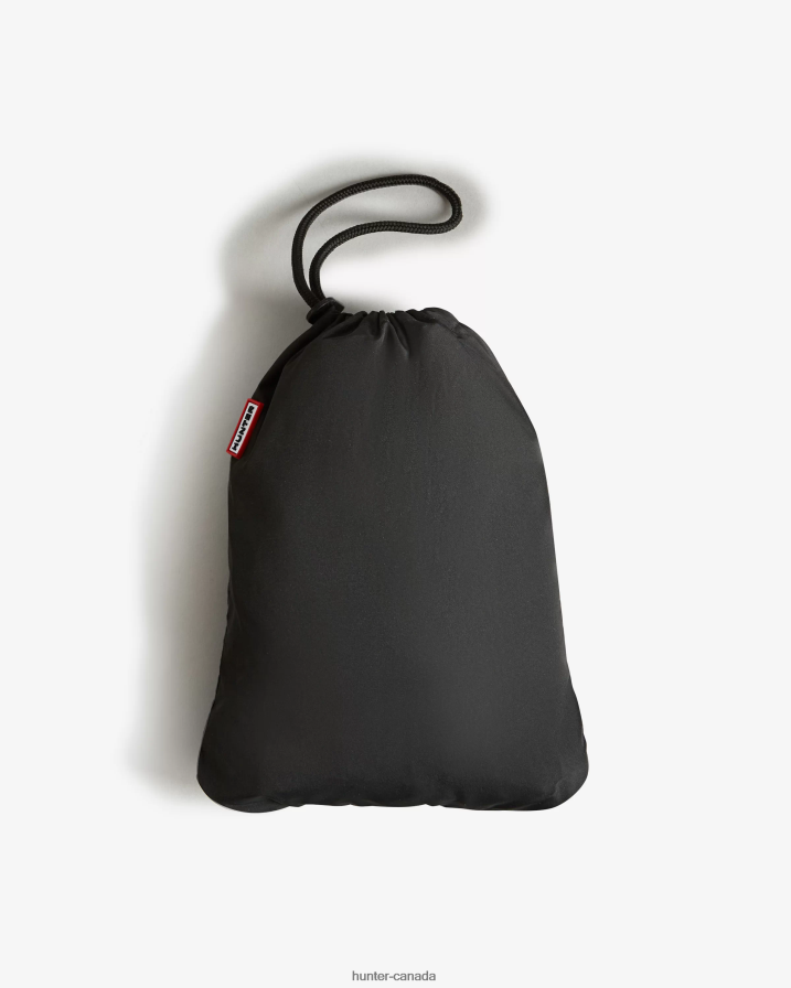 208Z2Z612 Hunter Outlet - Hunter Men Recycled Lightweight Packable Jacket Black