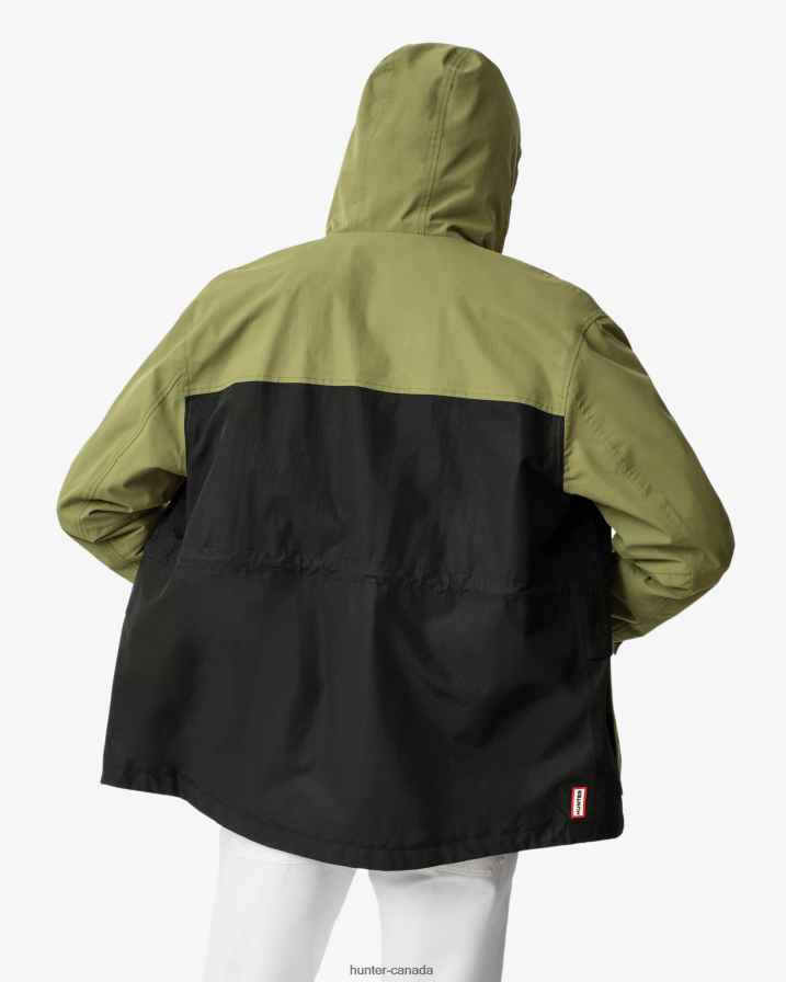 208Z2Z614 Hunter Canada - Hunter Men Explorer Recycled Nylon Jacket Utility Green/Black