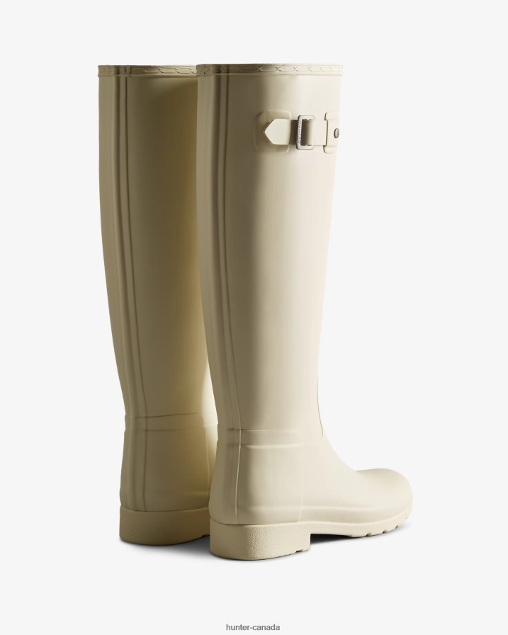 208Z2Z67 Hunter Boots Sale - Hunter Women Refined Slim Fit Tall Rain Boots Soft Sand