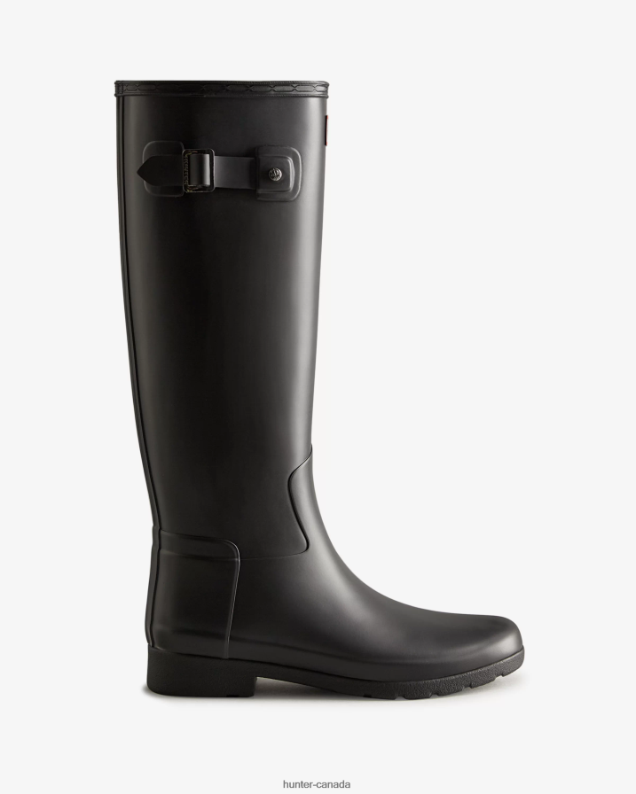 208Z2Z7 Hunter Boots Sale - Hunter Women Refined Slim Fit Rain Boots Black