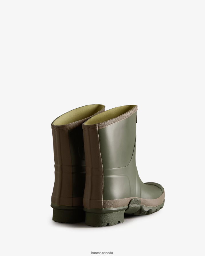 208Z2Z81 Hunter Boots - Hunter Women Gardener Short Rain Boot Dark Olive/Clay