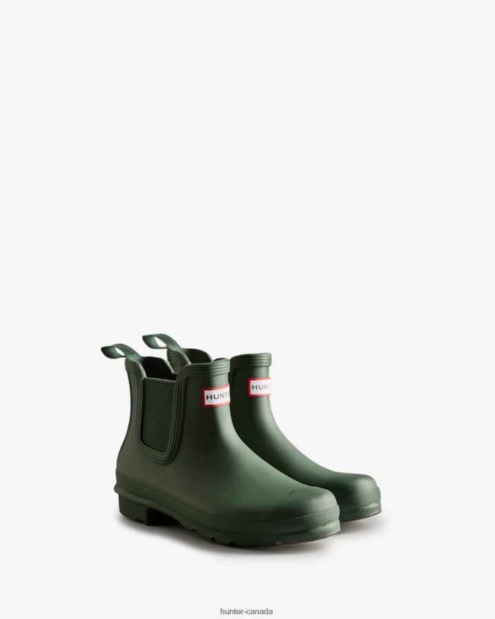 208Z2Z86 Hunter Canada - Hunter Women Original Chelsea Boots Green