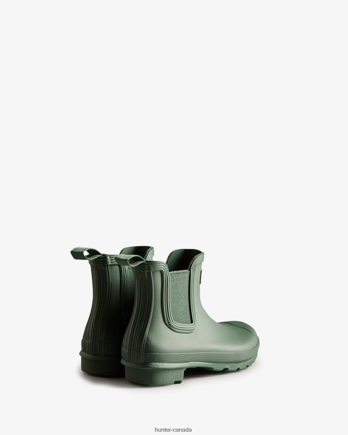208Z2Z86 Hunter Canada - Hunter Women Original Chelsea Boots Green