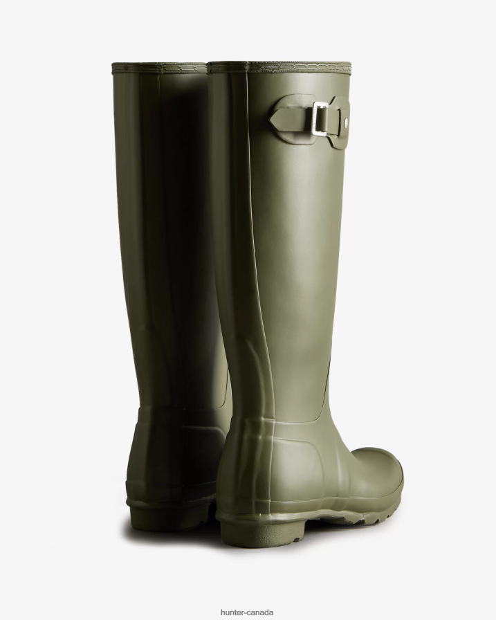208Z2Z91 Hunter Boots Sale - Hunter Women Original Tall Rain Boots Olive Leaf