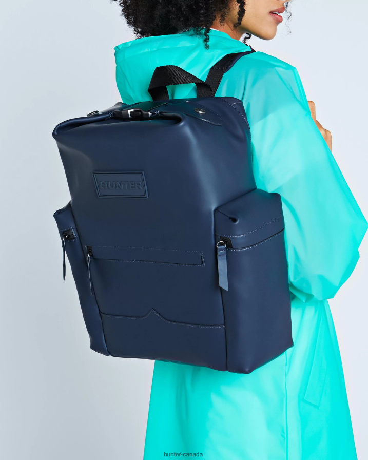 208Z2Z428 Hunter Outlet - Hunter Men Top Clip Backpack - Rubberized Leather