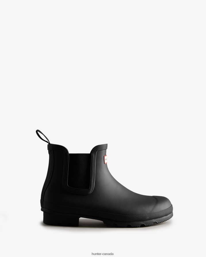 208Z2Z543 Hunter Boots Sale - Hunter Men Insulated Chelsea Boots Black
