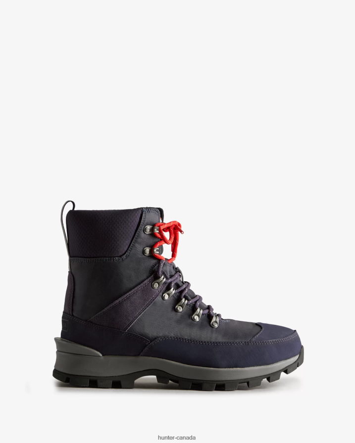 208Z2Z574 Hunter Canada - Hunter Men Insulated Recycled Polyester Commando Boots Navy/Blue Mineral