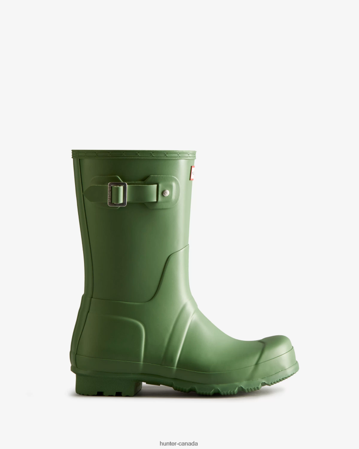 208Z2Z551 Hunter Boots Sale - Hunter Men Original Short Rain Boots Fell Green