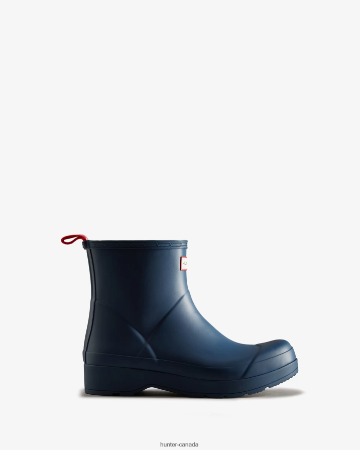 208Z2Z553 Hunter Boots - Hunter Men Play Short Rain Boots Kerhuelen Navy