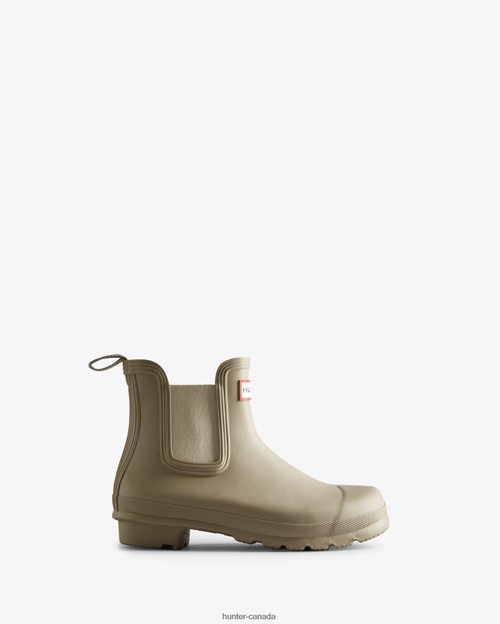 208Z2Z43 Hunter Boots Sale - Hunter Women Original Chelsea Boots Skimming Stone/Soft Sand