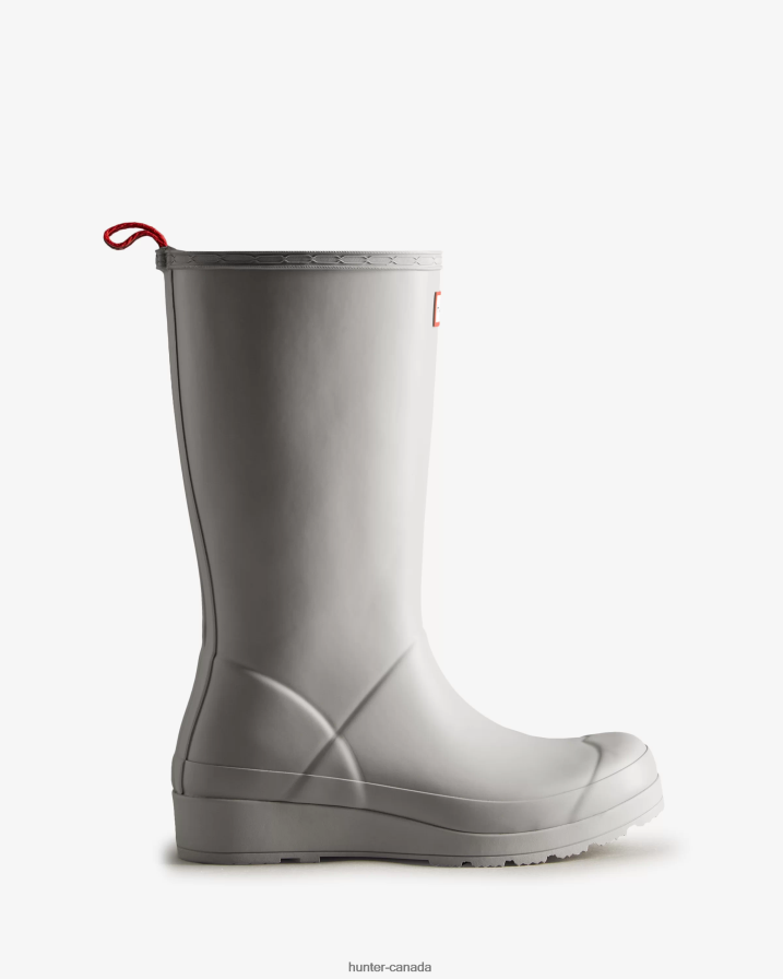 208Z2Z13 Hunter Boots - Hunter Women Play Tall Rain Boots Zinc Grey