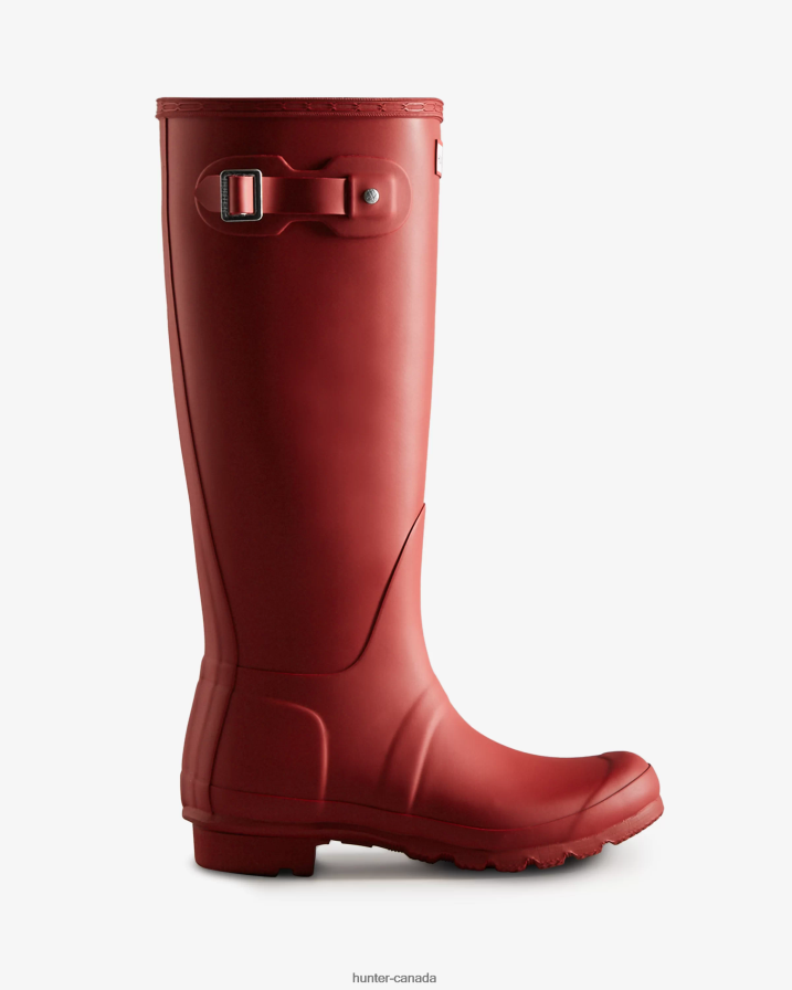 208Z2Z59 Hunter Boots Sale - Hunter Women Original Tall Rain Boots Military Red