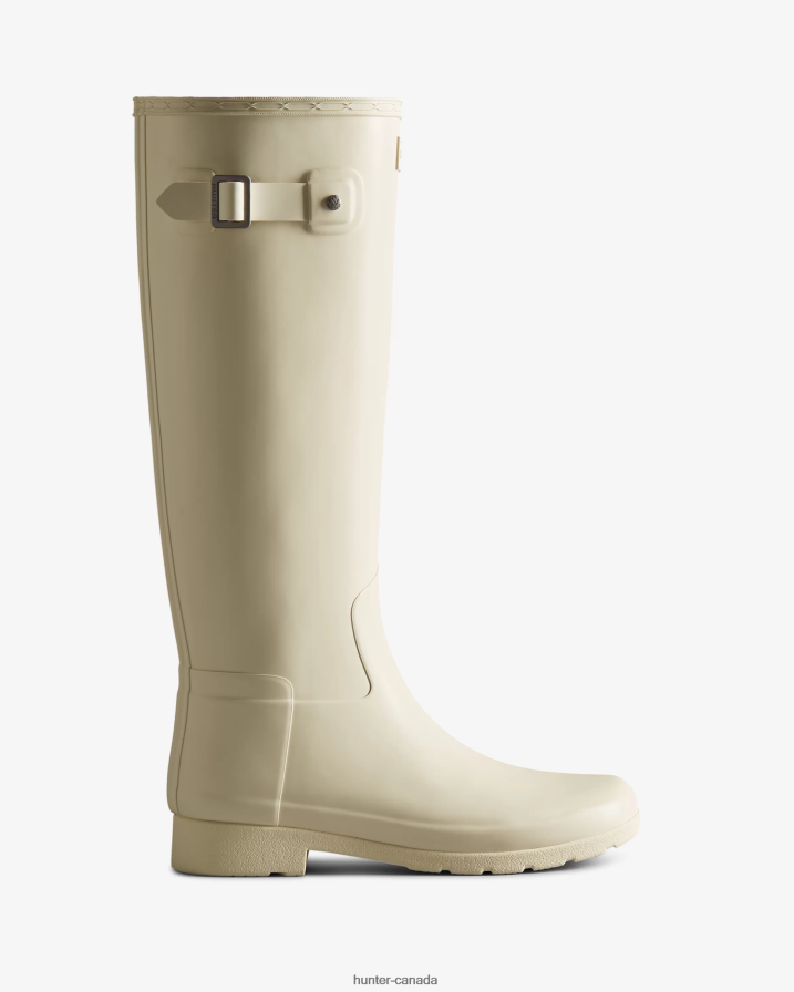 208Z2Z67 Hunter Boots Sale - Hunter Women Refined Slim Fit Tall Rain Boots Soft Sand