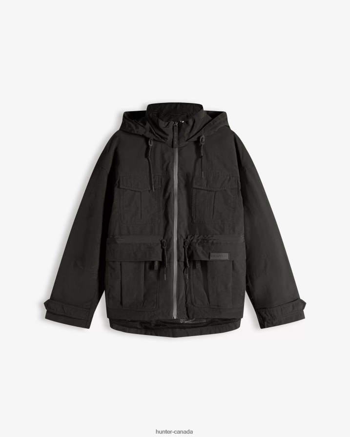 208Z2Z354 Hunter Canada - Hunter Women Explorer Recycled Nylon Jacket Black